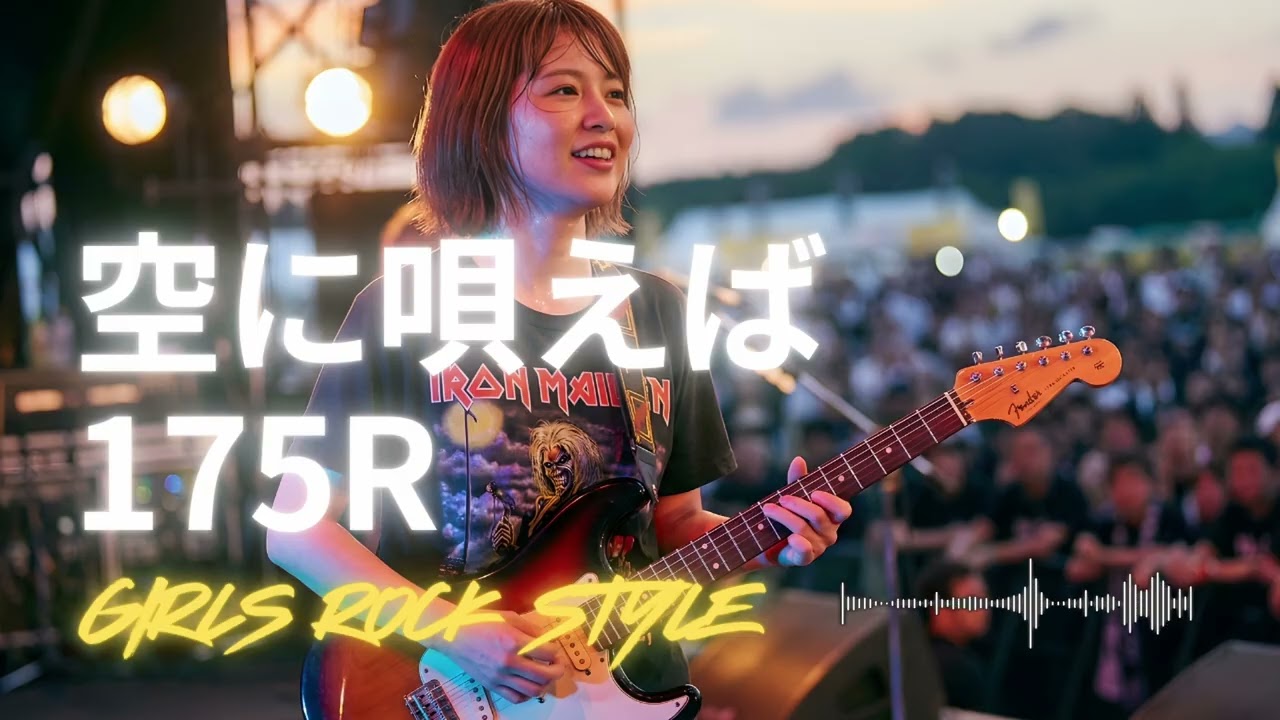 🎸空に唄えば  175R｜ガールズロックバンドが演奏してみた｜ AI cover