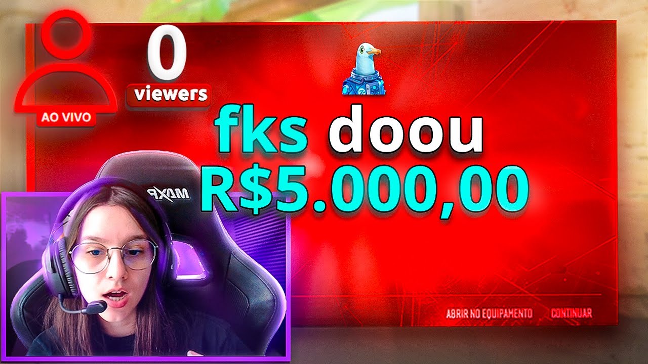 DOEI Dinheiro Pra STREAMERS ALEATÓRIOS com 0 VIEWERS!  