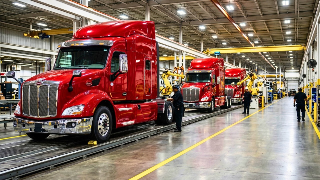 Inside Peterbilt's 579 Factory How America's Most Iconic Semi Truck Is Built