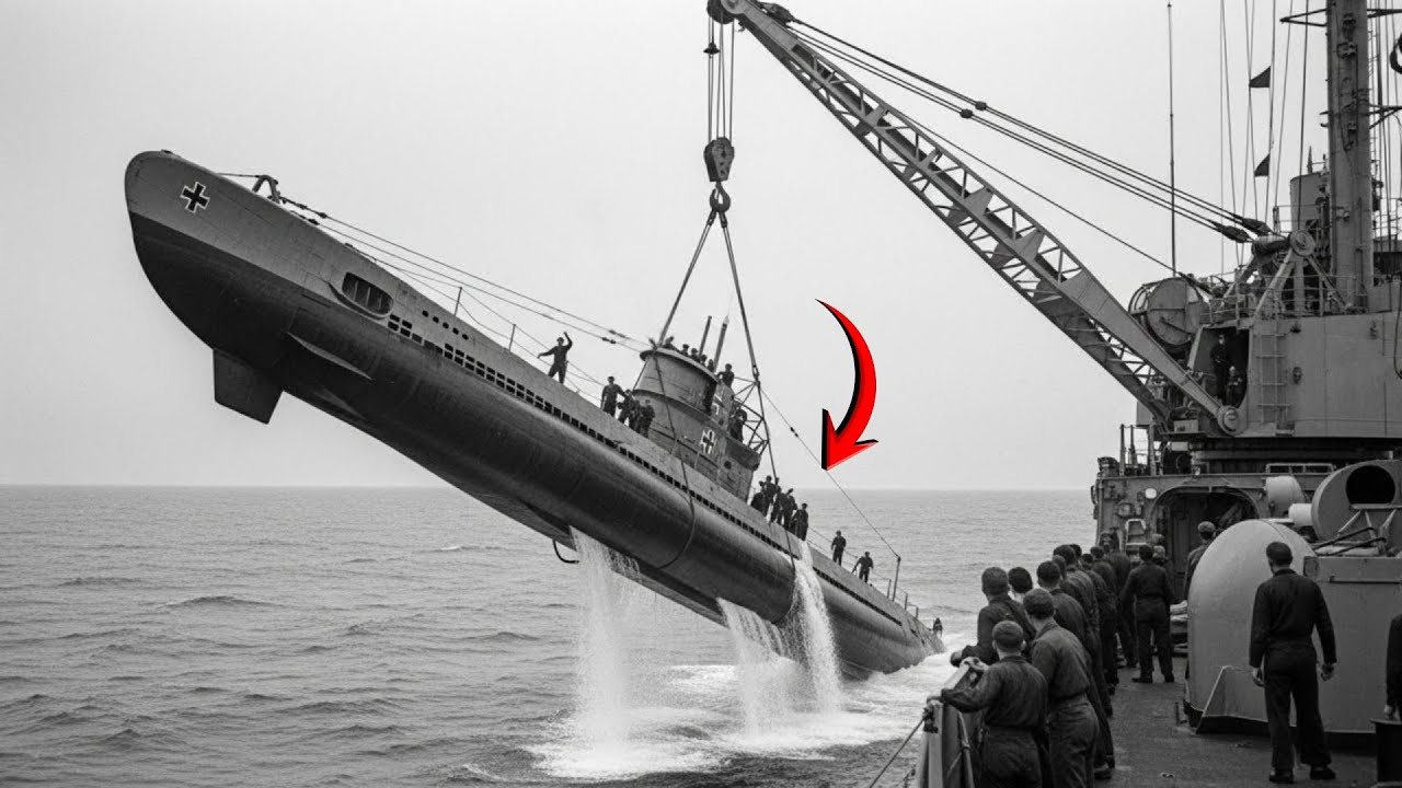 EE. UU. captura un submarino nazi intacto y descubre el arma secreta de Hitler