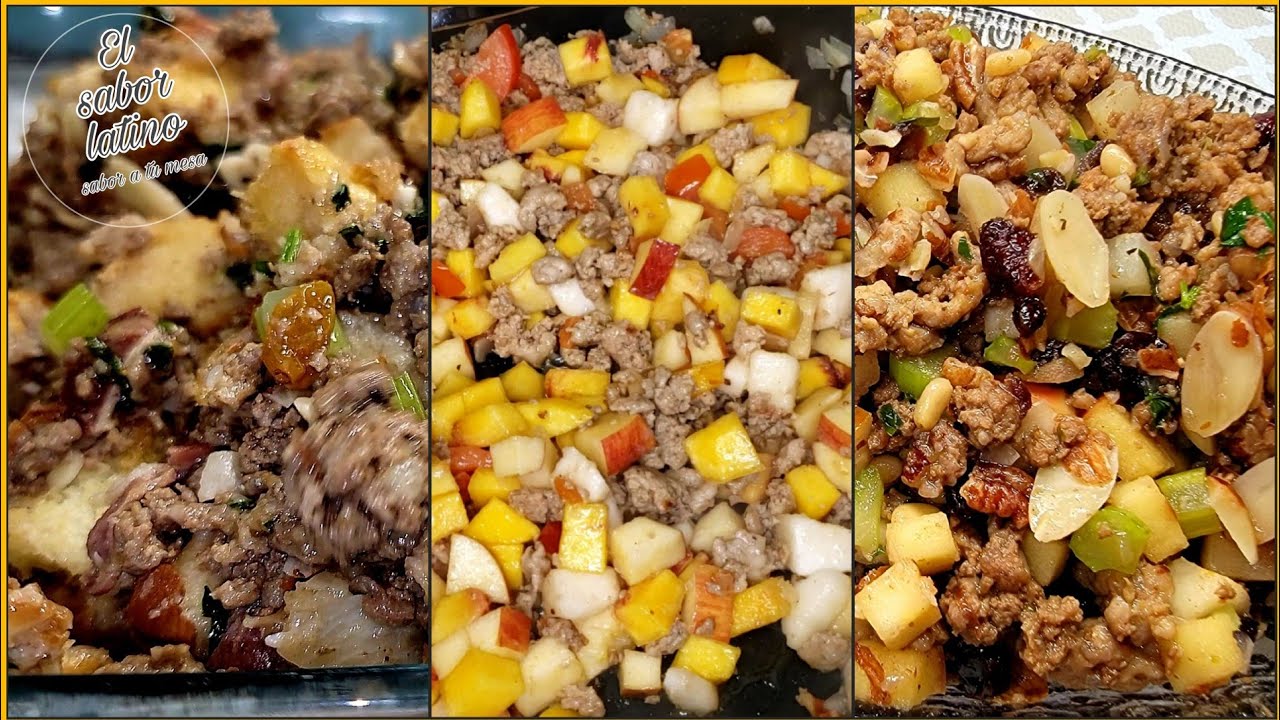 🔴 3 Recetas de Relleno Navide&ntilde;o para Pollo Pavo y Lomo de cerdo |F&aacute;ciles y Ricos💥