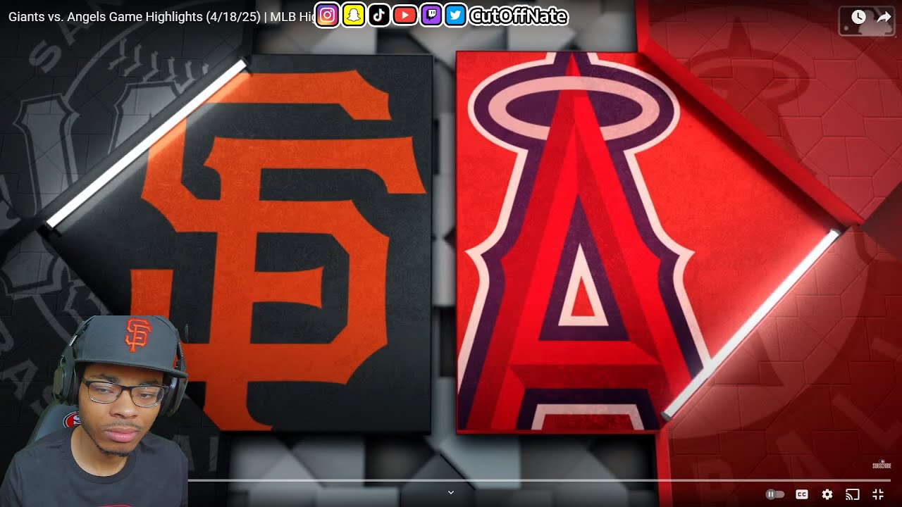 GIANTS FAN REACTS TO Giants vs. Angels Game Highlights (4/18/25) | MLB Highlights