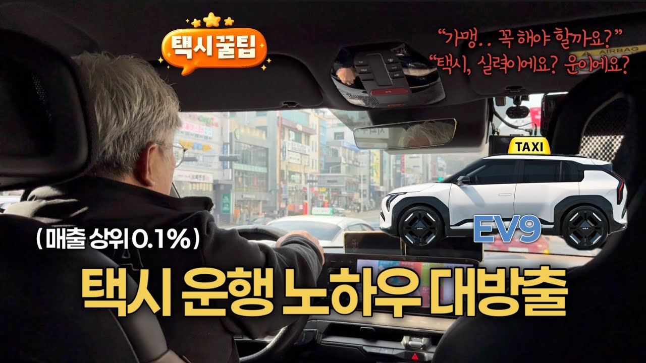 강원도 개인택시 매출 1위 기사님은 이렇게 운행합니다 I 택시 입문 가이드 (출처 : 폴리의 카터뷰)
