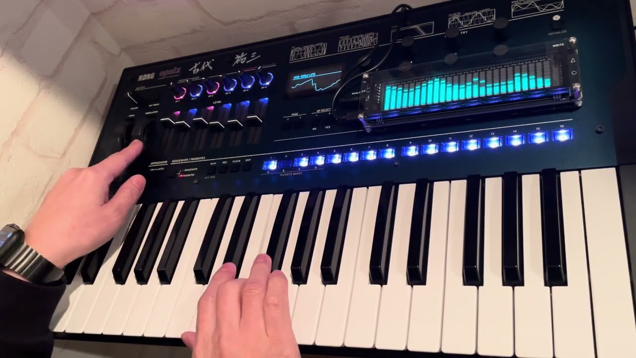 MSX版グラディウス2 / オープニングテーマ をKORG opsixで弾いてみた