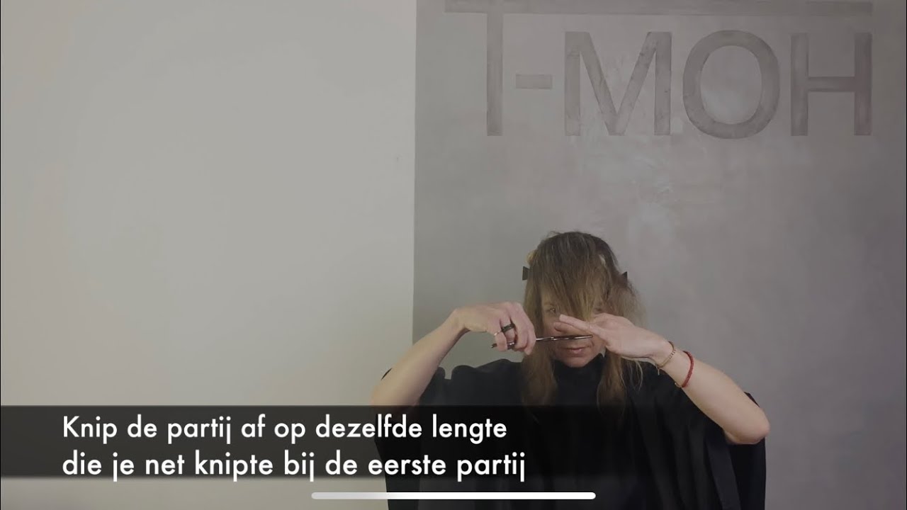 T-MOH tv! hoe knip je ZELF je eigen lange haar en laagjes?