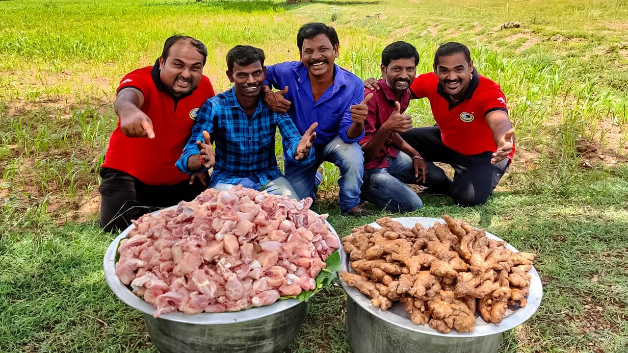 GINGER CHICKEN RECIPE |  KATRATHU KAIALAVU TEAM COLLABORATION | TUBE WORLD FOOD