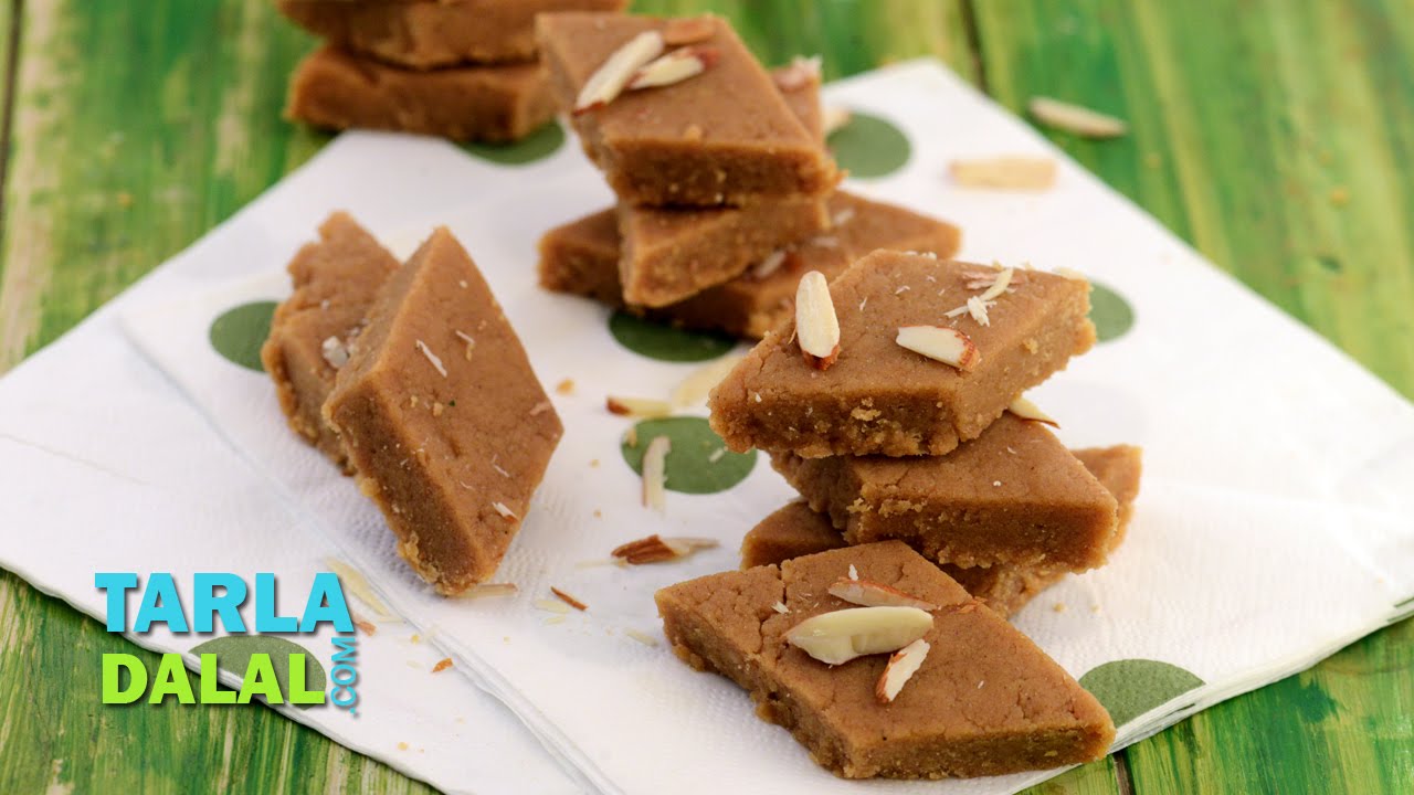 ગોલપાપડી Golpapdi (In Gujarati), Gujarati Gol Papdi by Tarla Dalal