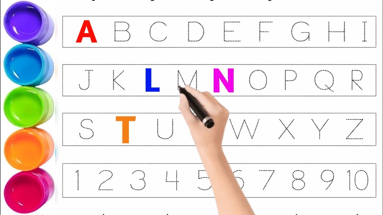 A to Z Alphabet & 1 to 10 Counting for Kids 😍 | ABCD 123 Learning Video