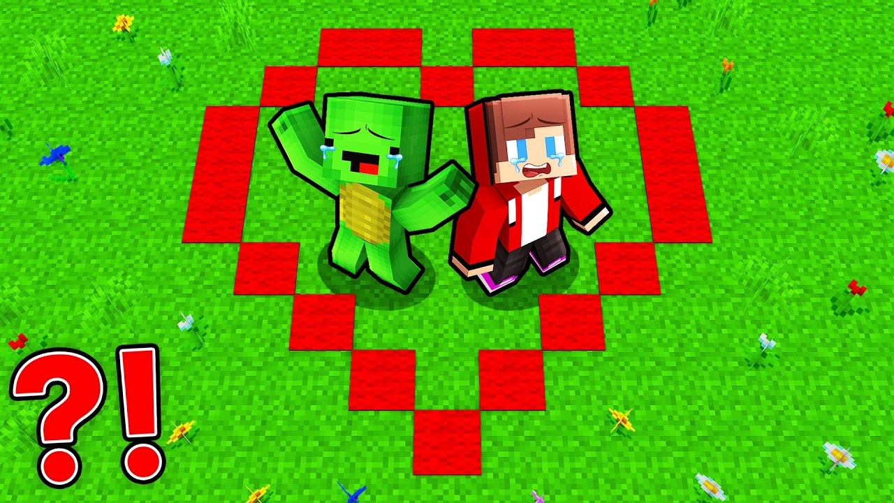 Mikey and JJ Can&rsquo;t Escape this Heart in Minecraft (Maizen)
