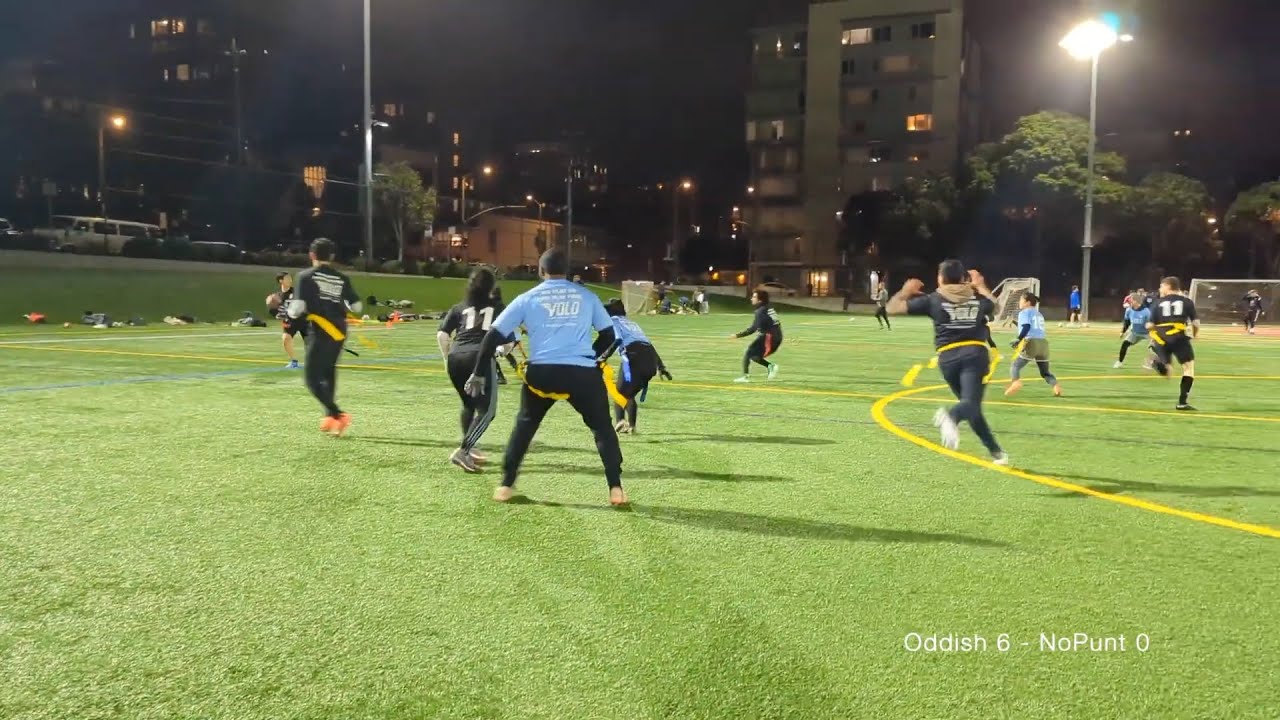 VOLO SF That Oddish Team v No Punt Intended CO-ED Flag Football February 29