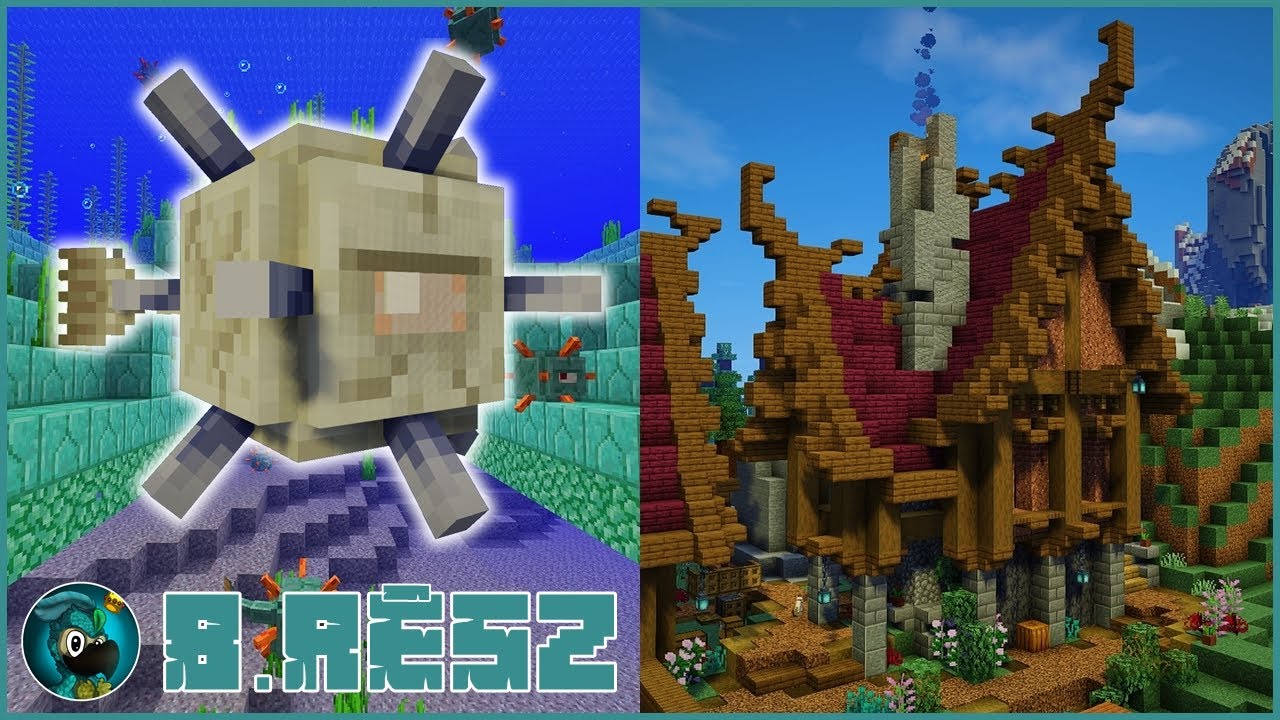 Minecraft Túlélő Let's Play | 8. rész: Ocean Monument + Kovácsműhely | Minecraft 1.16.1