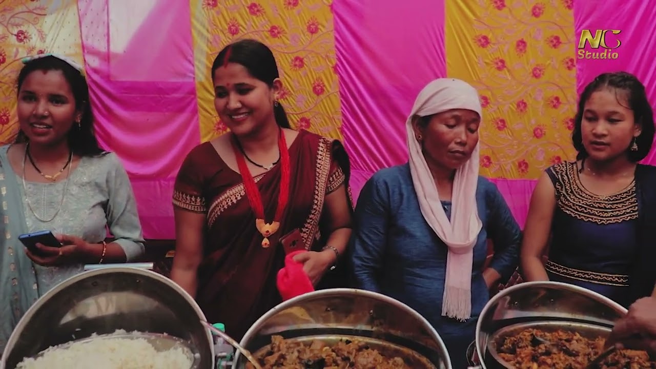 Nepali Wedding ma Food items haru | Sandeep & Premith Wedding video | Shorts - 11