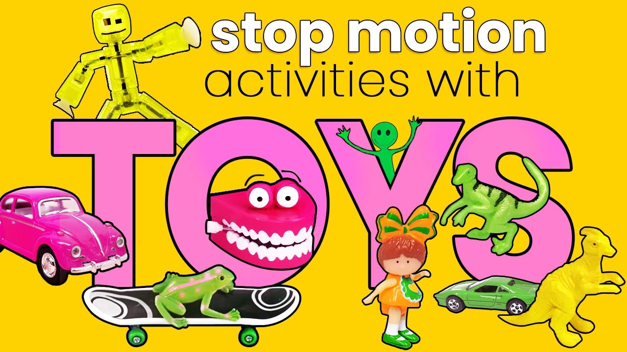 How to Animate TOYS - 4 Simple Stop Motion ideas to try