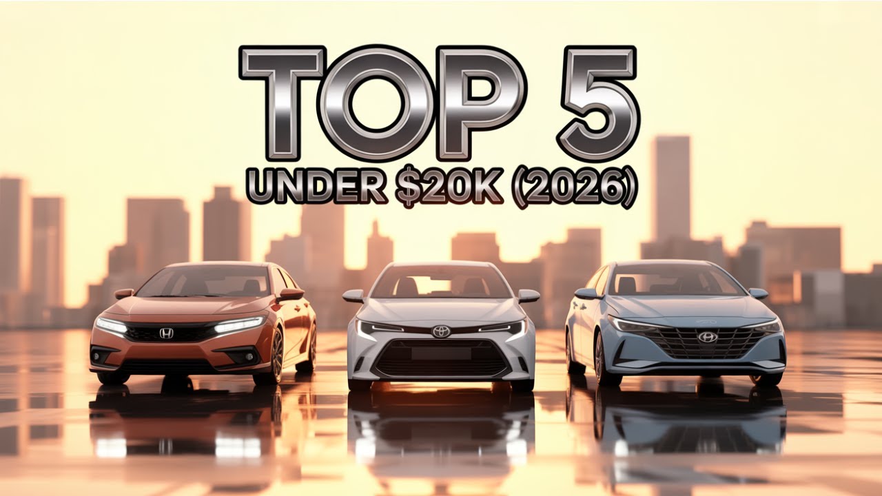 Top 5 AFFORDABLE Cars in 2026 Under $20K