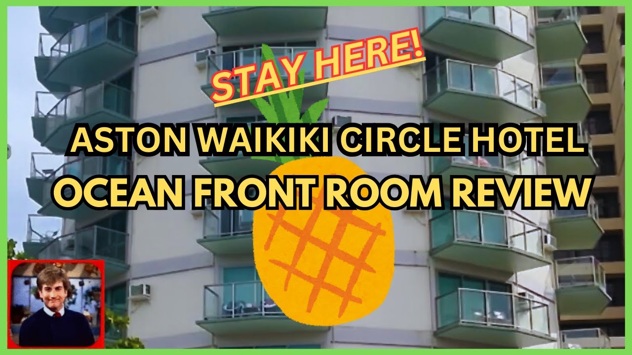 💥REVIEW OF ASTON WAIKIKI CIRCLE HOTEL! OCEAN FRONT ROOM! #travel #hotel #hotelreview