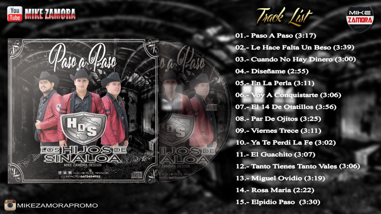 Los Hijos De Sinaloa - Paso A Paso (Estudio 2016) 