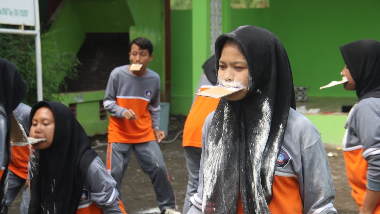 FULL NGAKAK ‼️ LOMBA TEPUNG FINAL BIKIN CEMONG MUKA