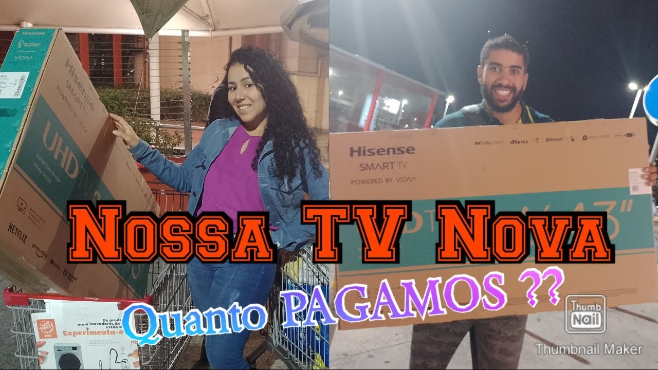 COMPRAMOS UM TV EM PORTUGAL #COMPRAS #brasileirosemportugal #portugal