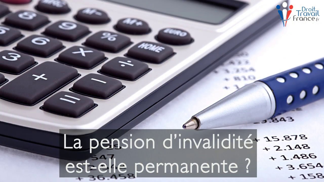 La pension d'invalidité : conditions et formalités