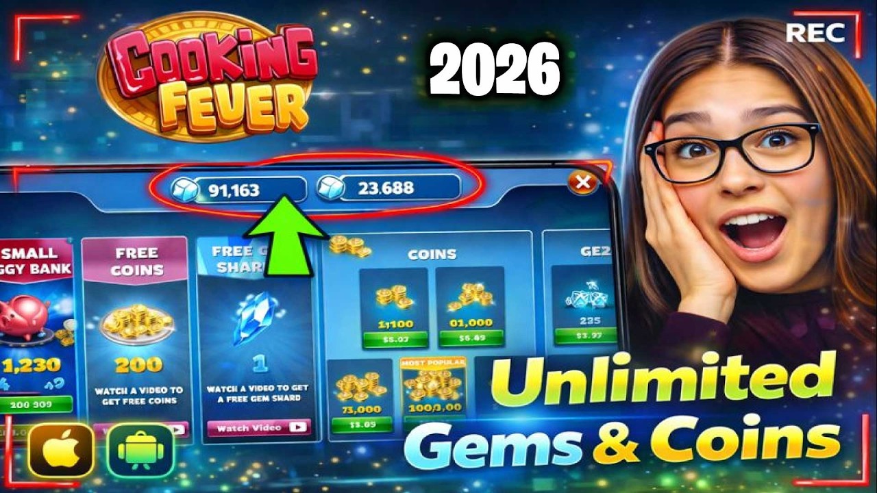 How to Get Unlimited Gems & Coins in Cooking Fever 2026 (MOD APK Guide)