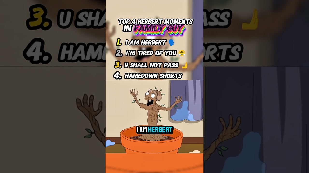 Top 4 herbert moments in family guy