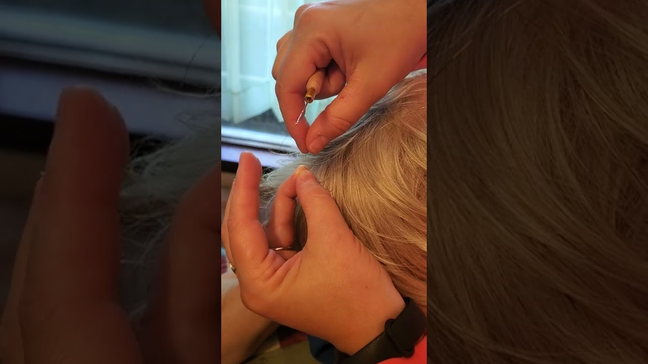 Fairy Hair Knot Demo with Fairy Hair and Real Hair