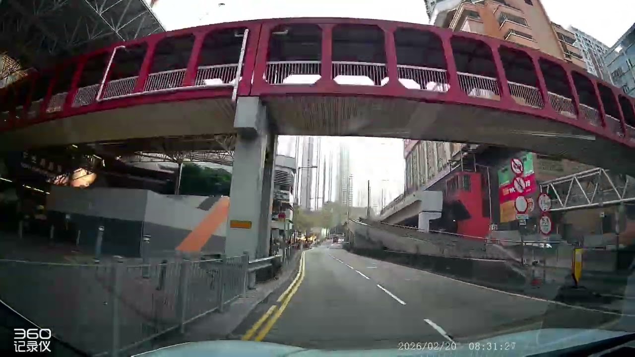車CAM-美孚 龍翔道 清水灣道 香港科技大學北門 （大初四 X3陪速視頻）
