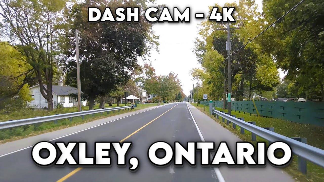 Oxley, Ontario: A 4K Journey Through Scenic Countryside Tranquility 🚗🌾
