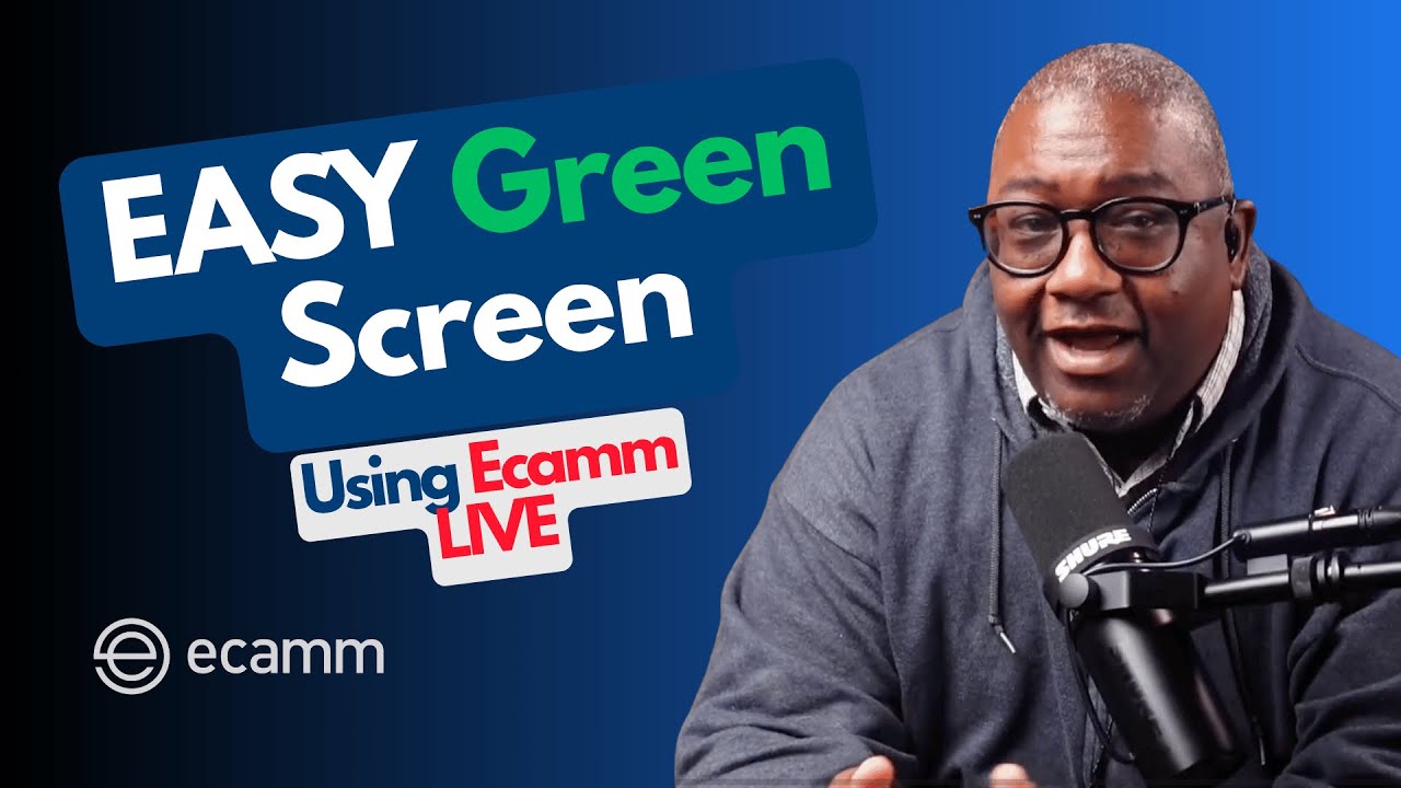 Mastering Green Screen: Ecamm LIVE Setup Guide