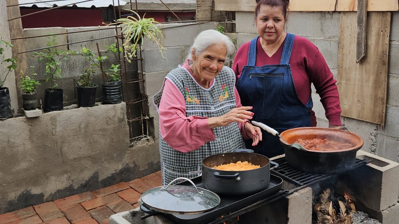 COSTILLAS DE CERDO AL PASTOR JUNTO A MI MAMÁ