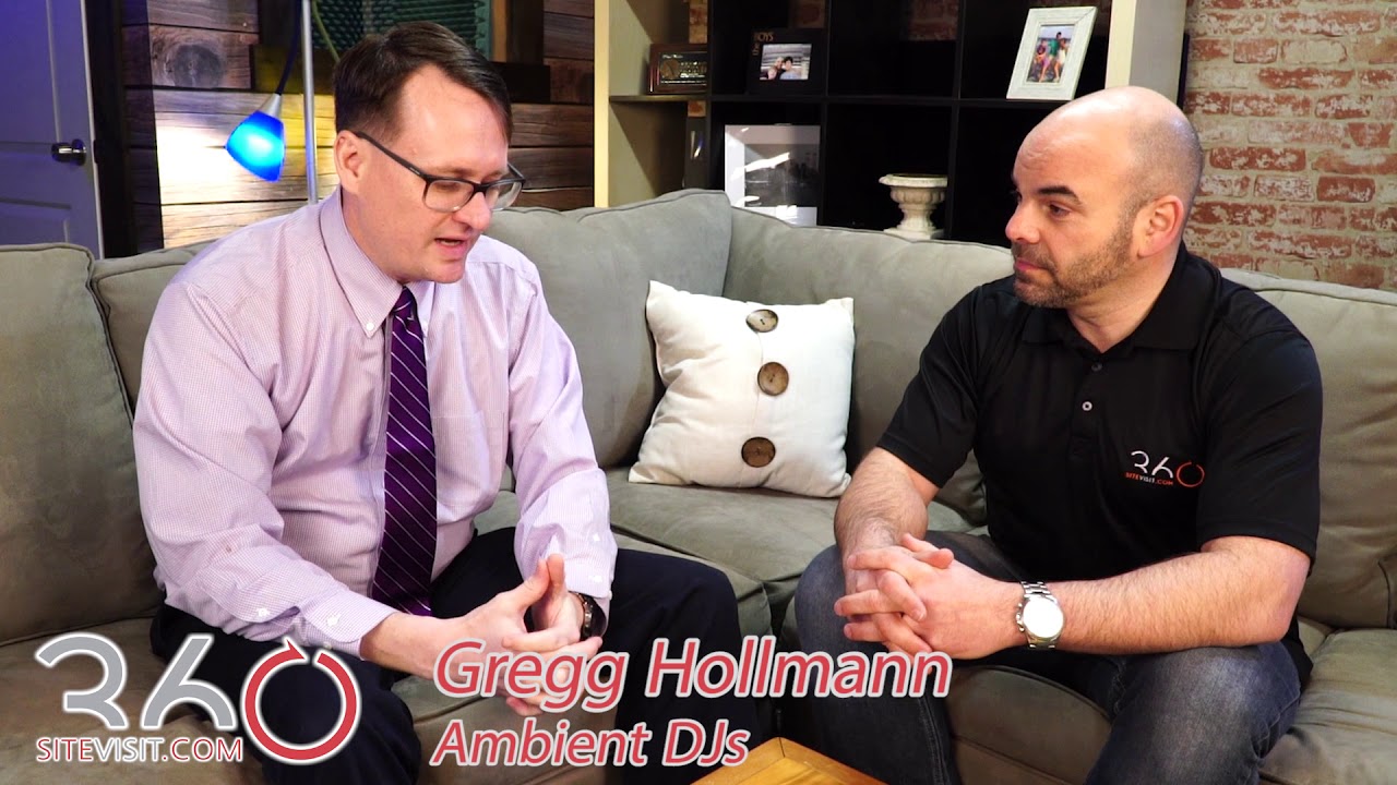 What makes a wedding Dj a great success Gregg Hollmann (Ambient DJs), 360SiteVisit Vendor Spotlight!