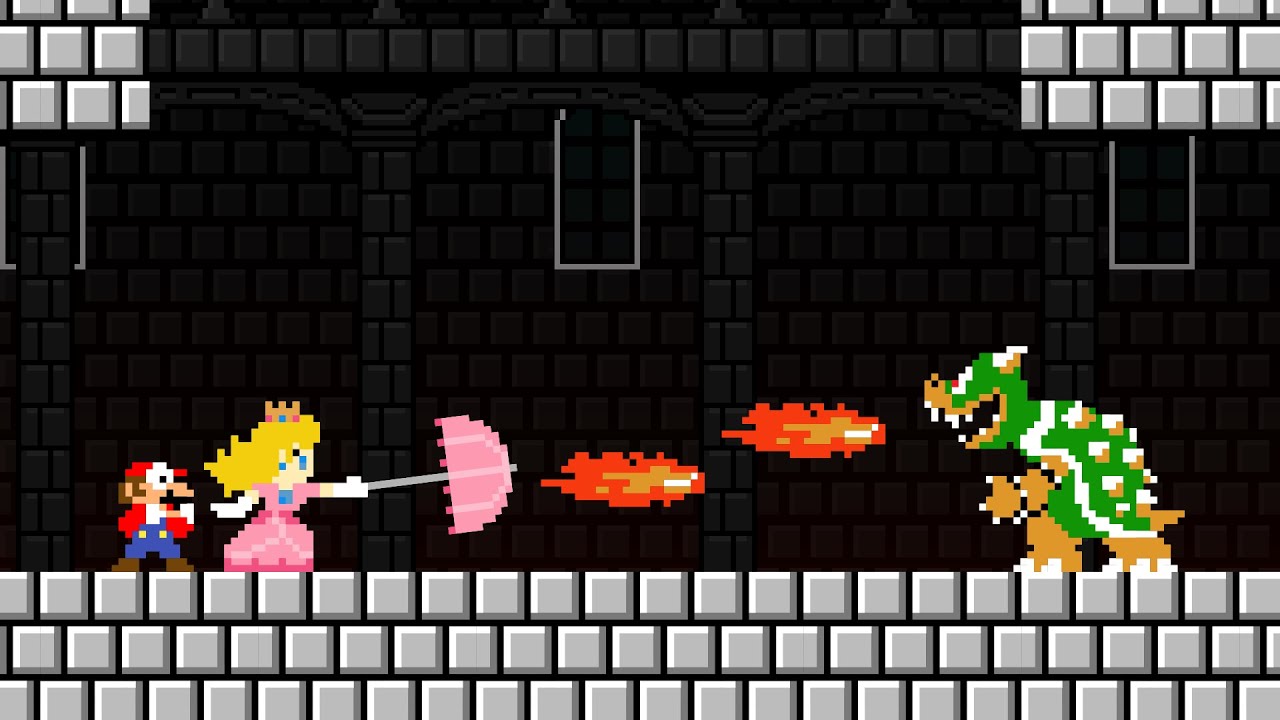 Can Peach SAVE Mario in Super Mario Bros.?