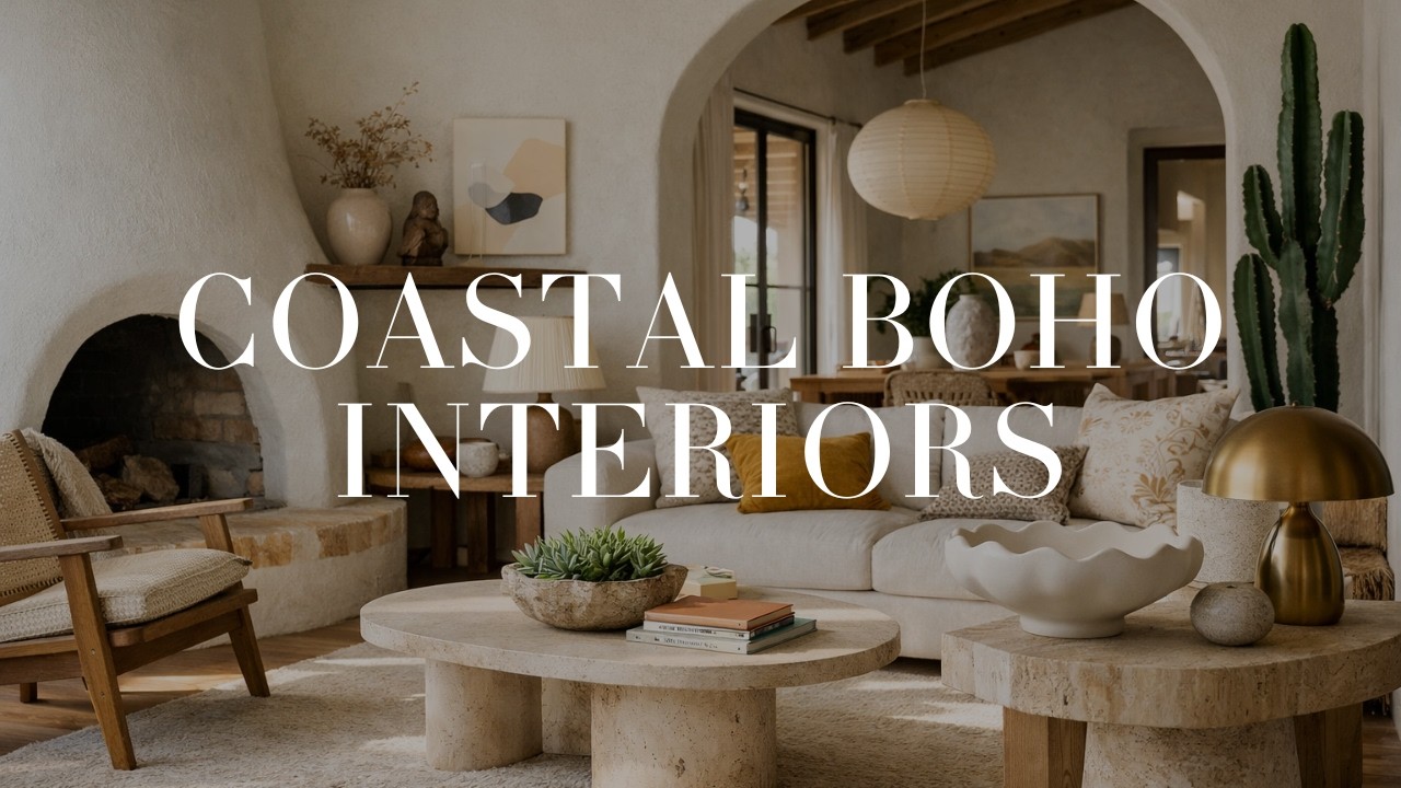 Modern Boho Coastal Interior Design | 100+ Design Inspirations