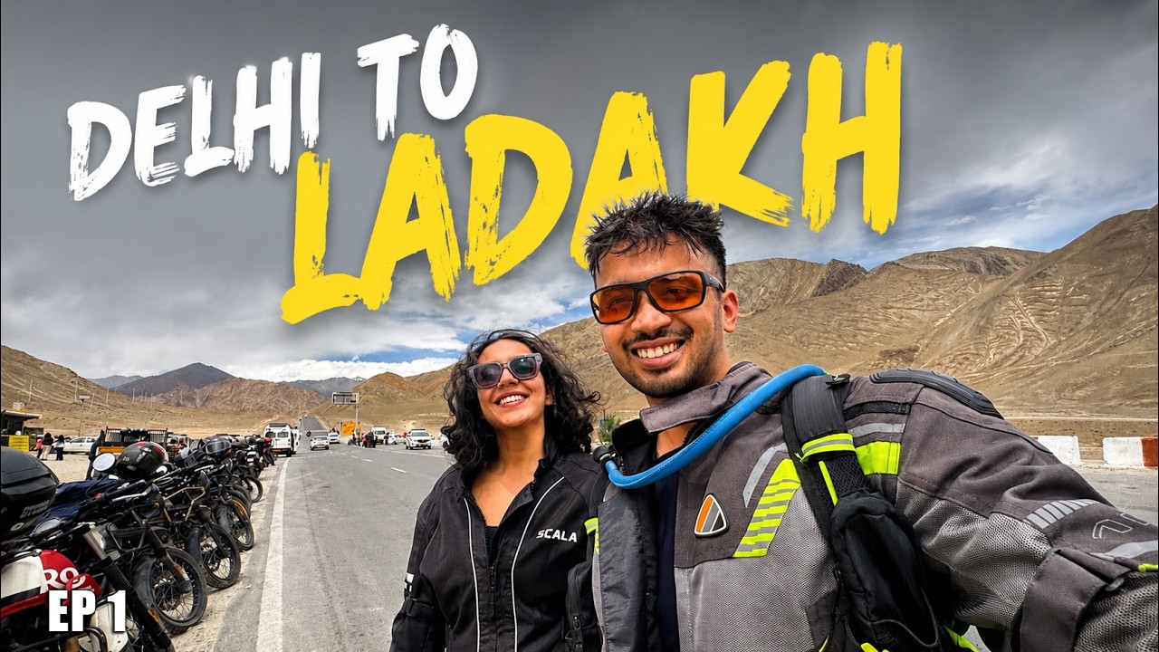 Ladakh Bike Trip Begins | Exploring Leh Market | Ep.1