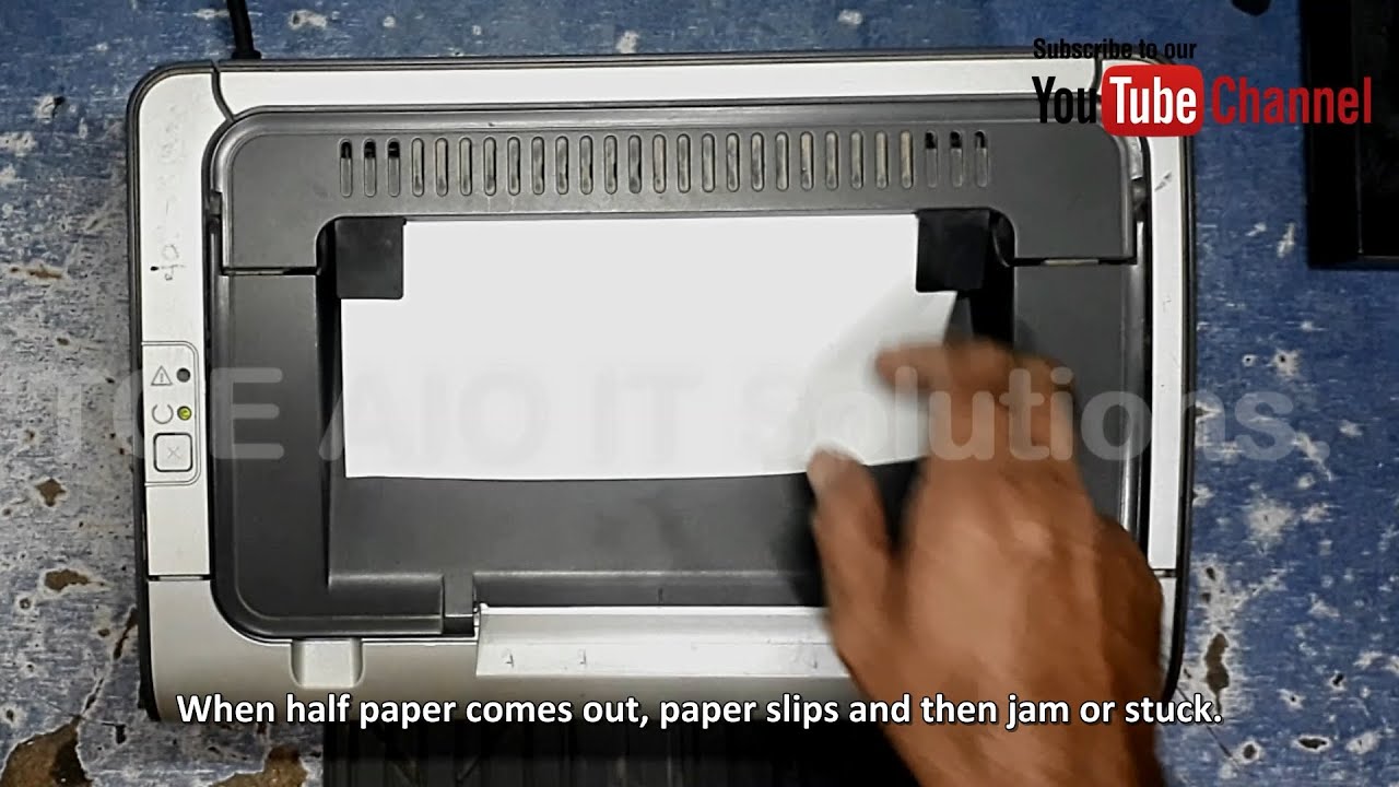 Fixing HP LaserJet P1006 paper jam error || how to repair hp laserjet p1006 paper jam ||