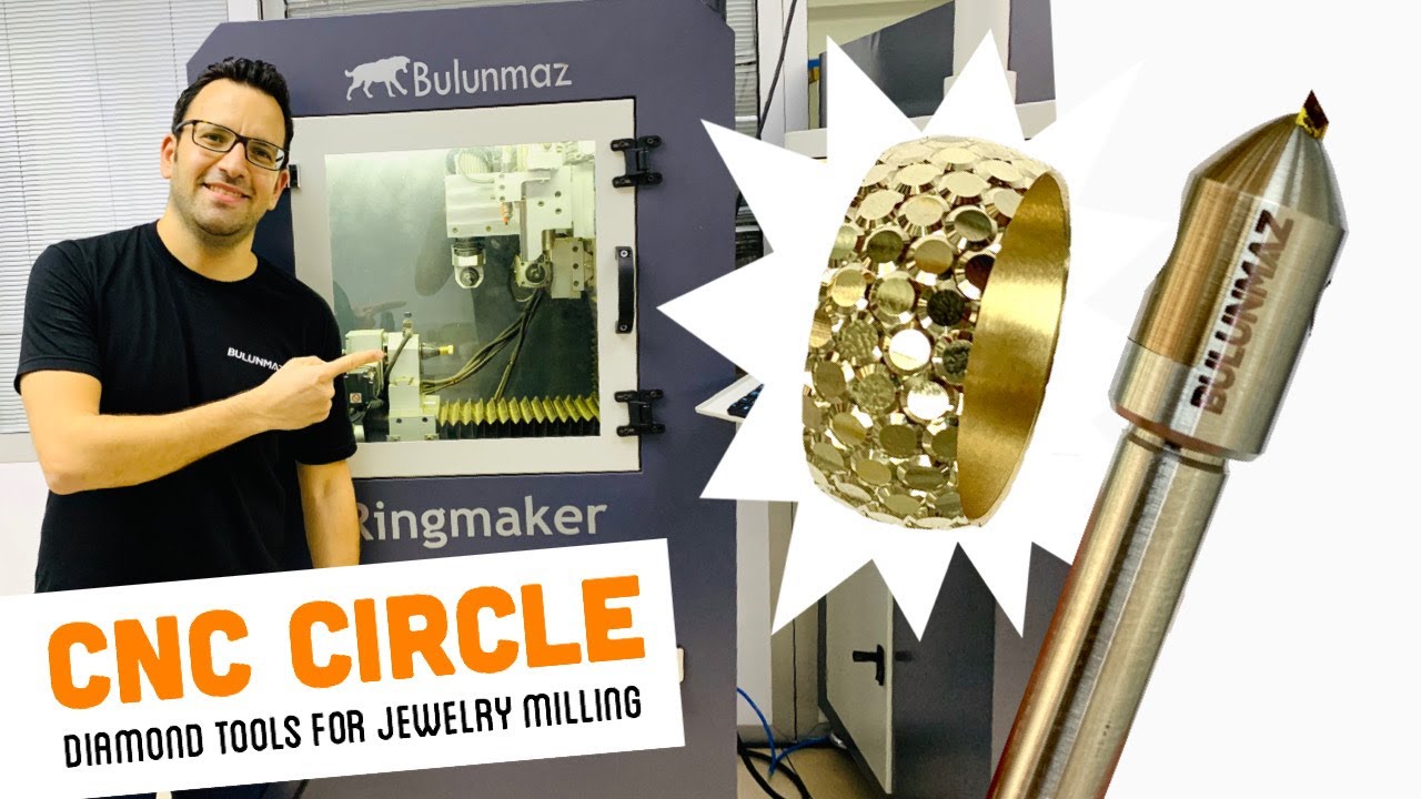 GOLD RING PRODUCTION with CNC Circle Tool (#BulunmazCNCTools)