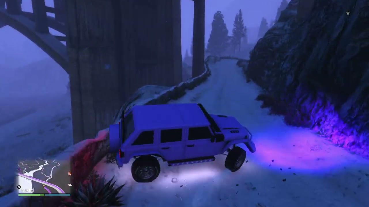 GTA offroading in the snow winter 2025