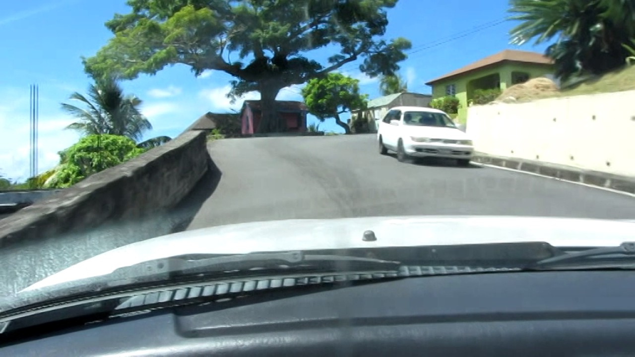 Montserrat - Most of the drive - Fox's Bay - Tropical Mansion Suites