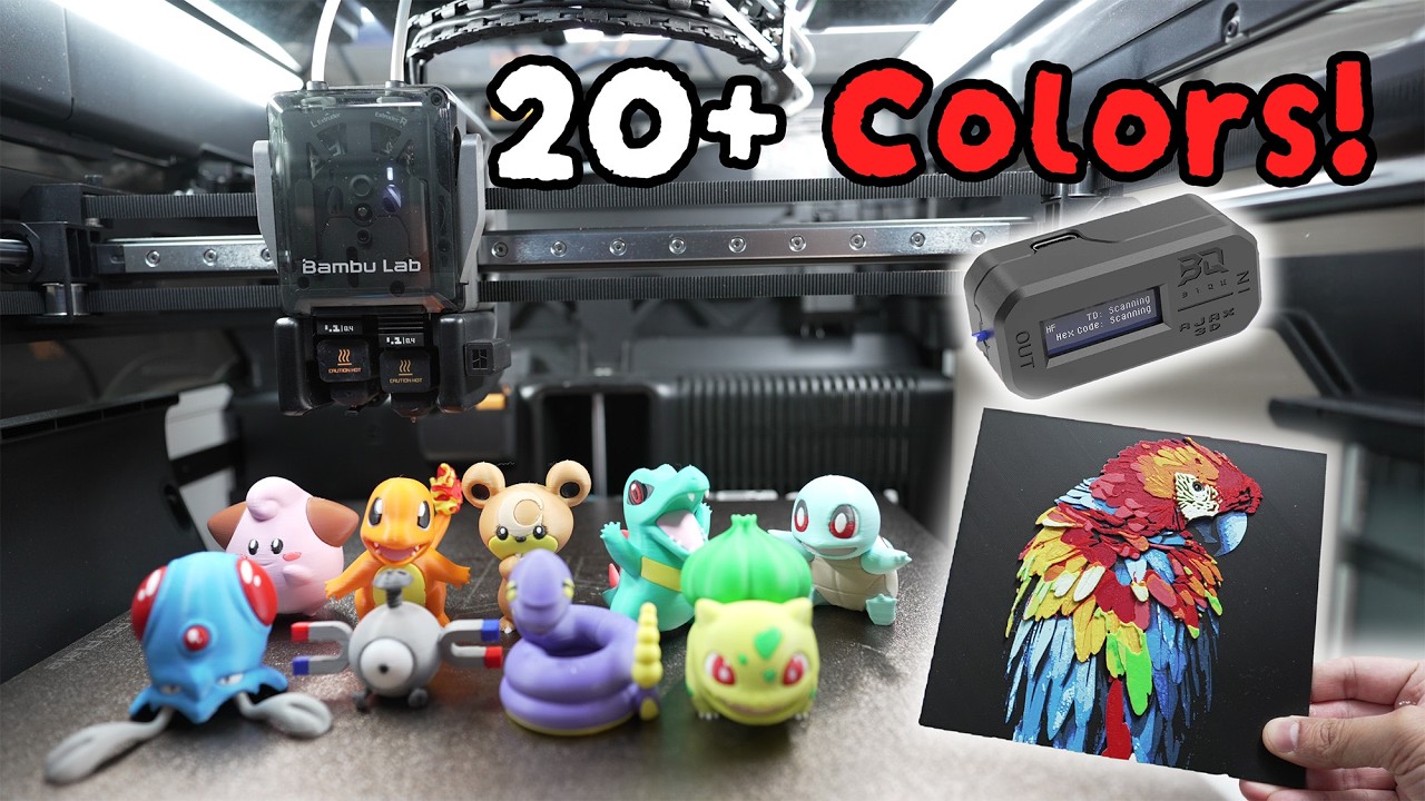 How to print 25 colours with the Bambu Lab H2 Series printers
