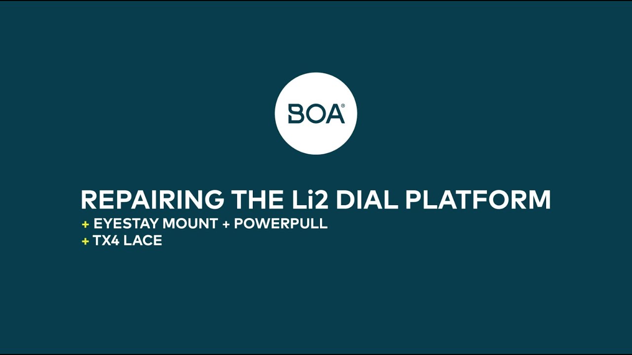 BOA | Repairing the Li2 Eyestay PowerPull System + TX4