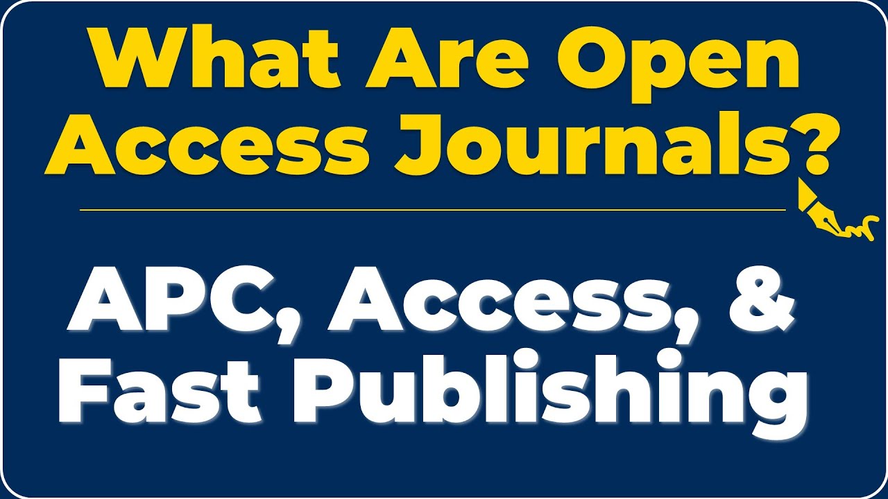 Open Access Journals: How APC Works and Why Publishing Is Faster