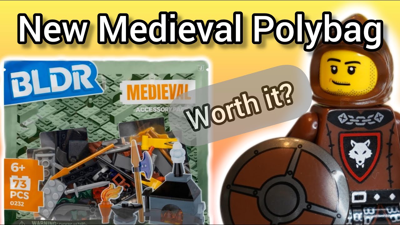 Самый дешёвый способ вооружить свою армию LEGO? Обзор набора BLDR Medieval
