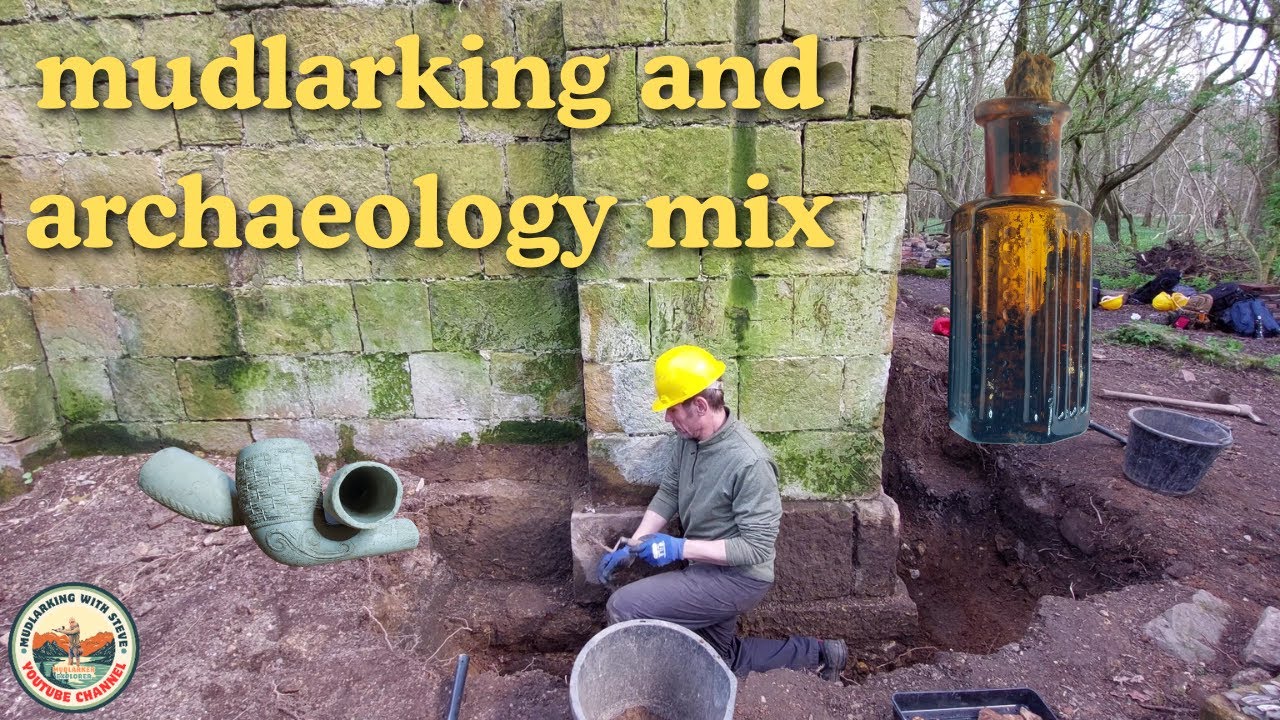 Драгоценности и археологические воспоминания о домике егерей Mudlarking