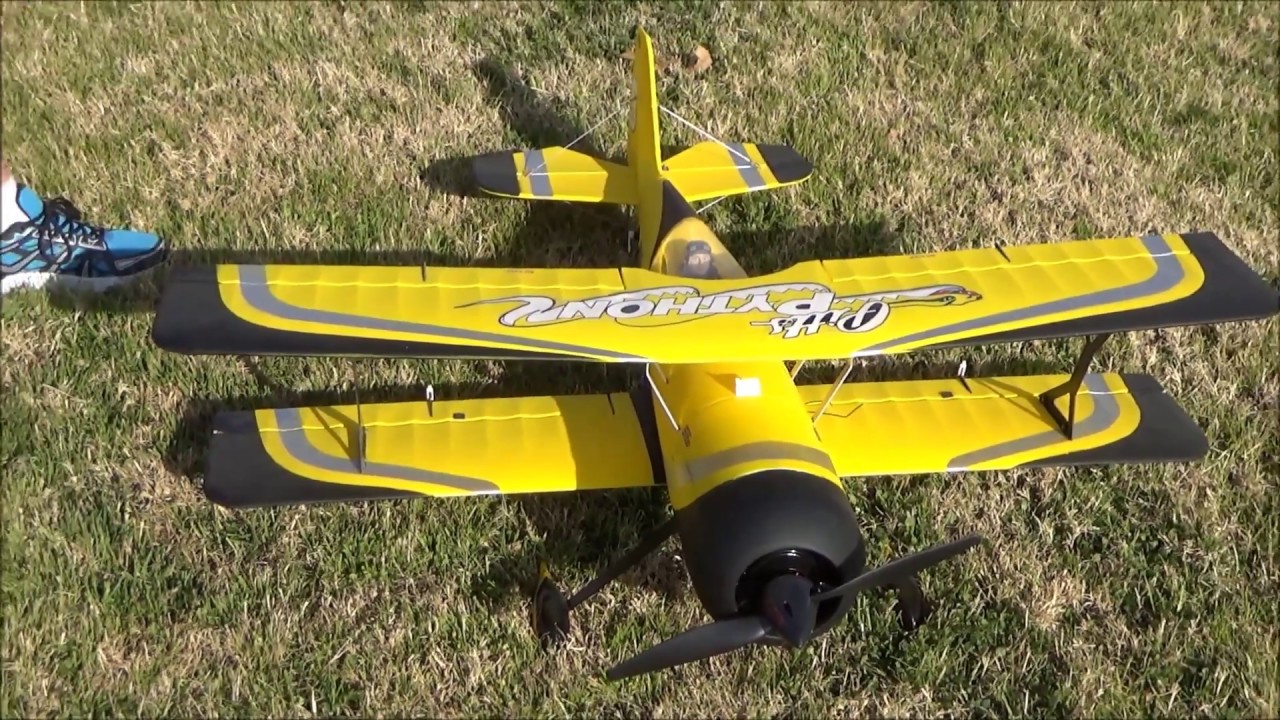 Dynam Pitts Python first flight