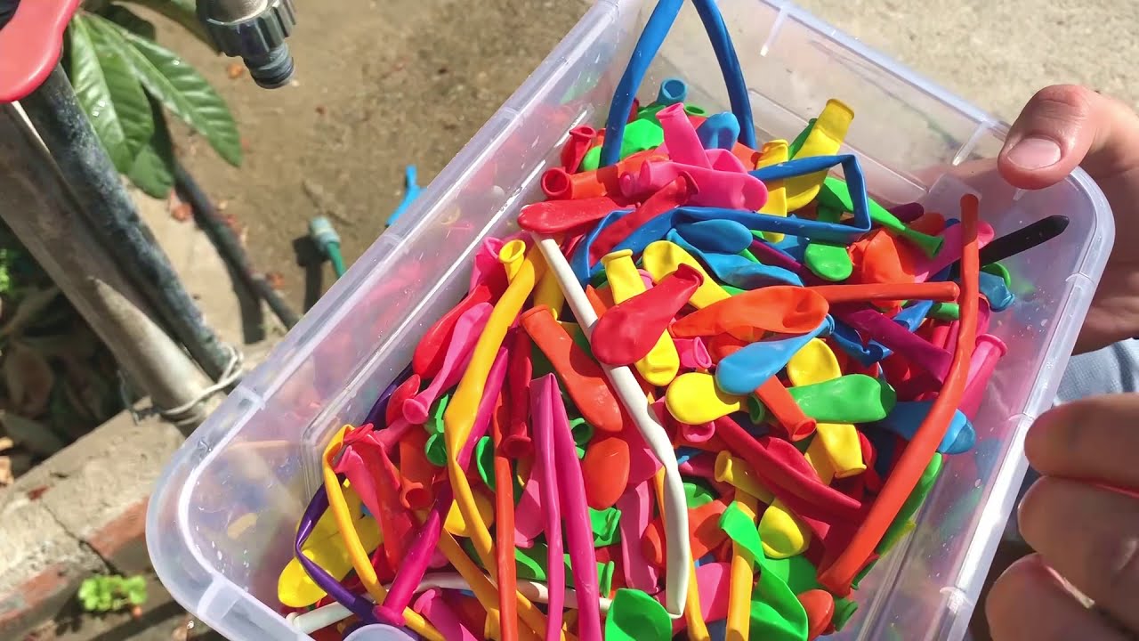 Jugamos con Globos de Agua
