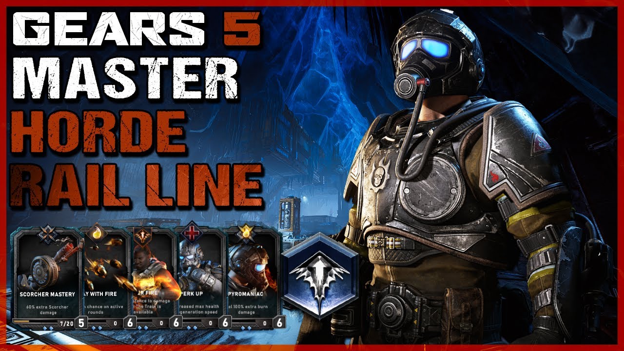 Ben's Burning Everyone! - Brawler on Railline - Gears 5 Master Horde Frenzy 6-22-2021