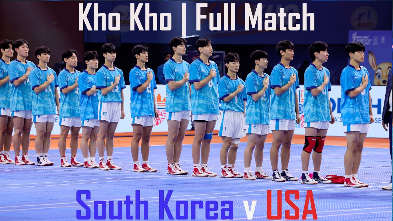 Kho Kho World Cup 2025: South Korea v United States Mens