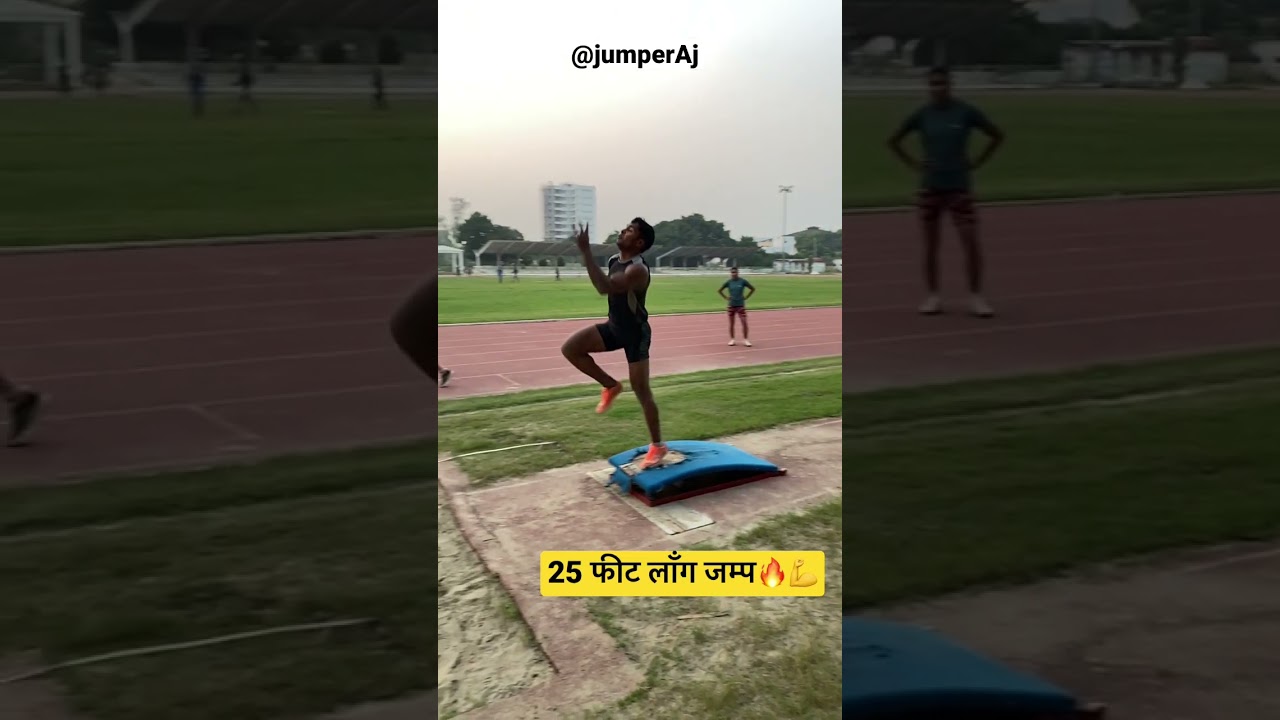 Long jump 25 feet from spring board 🔥🇮🇳 #shorts #jumperaj #viral #youtubeshorts