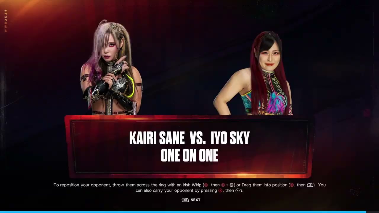 WWE 2K24 KAIRI SANE VS IYO SKY