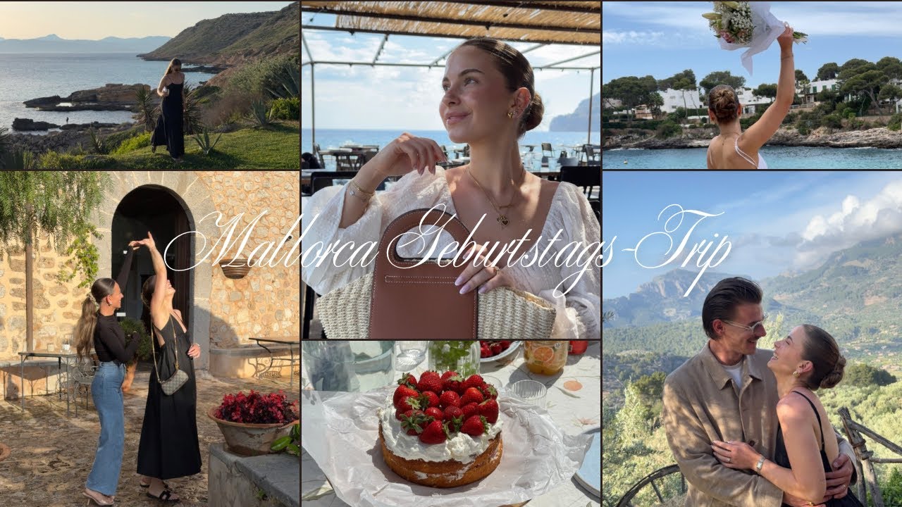 #vlog | Mallorca Geburtstags-Trip | Schönsten Dinner-Locations, schönsten Buchten & qualitytime 🤍🐚🌊